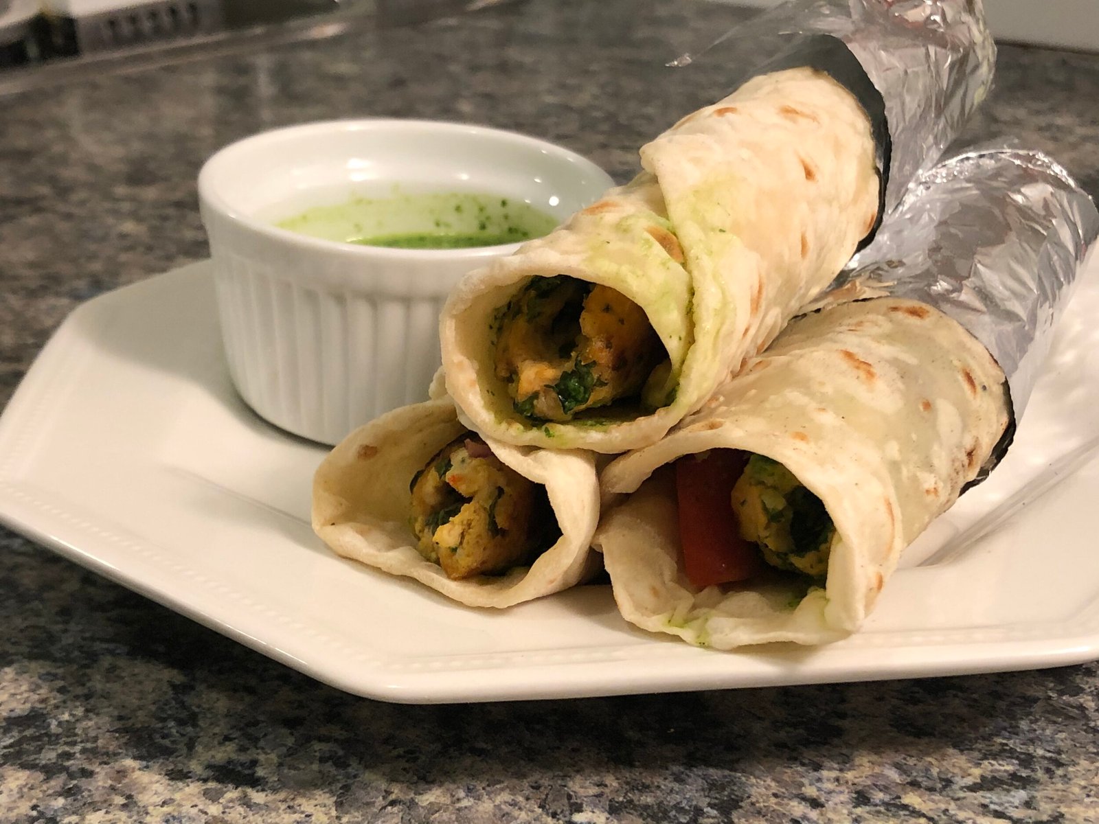 Chicken Seek Kabab Roll