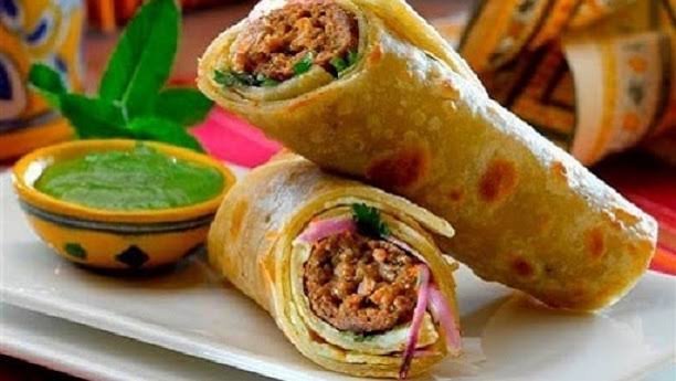 Beef Seek Kabab Roll